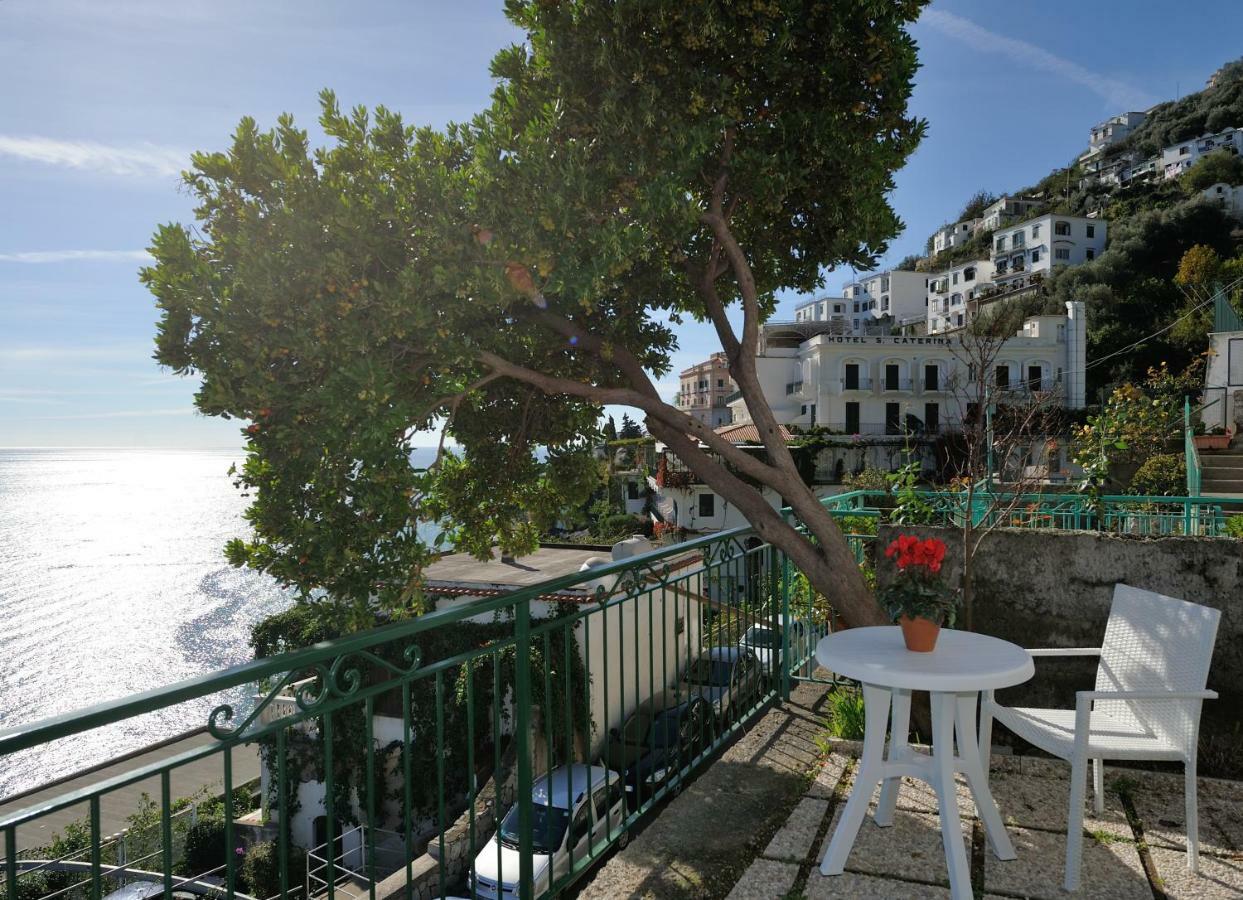 Amalfi Blue Flowers A Zewnętrze zdjęcie